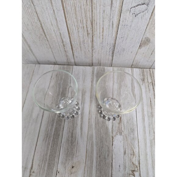 Vintage Anchor Hocking Boopie 4 1/2" Juice Cordial Cocktail Glasses Set Of 2 - Picture 5 of 7